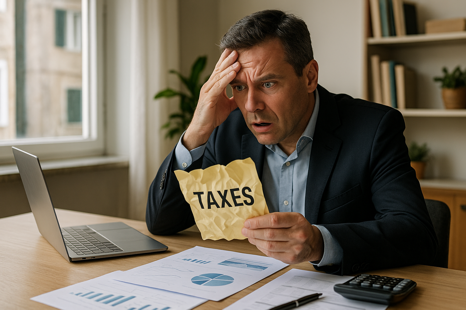 Tasse impreviste: il rischio senza proiezione fiscale e cash flow